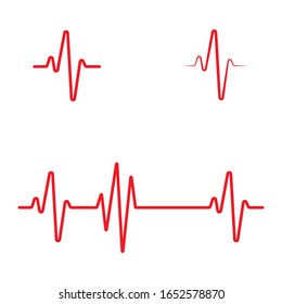 pulse vector illustration design template