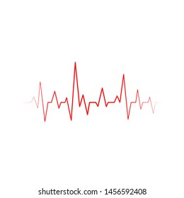 Pulse or Wave Sound Logo Design Template, Element Design, Vector Design.