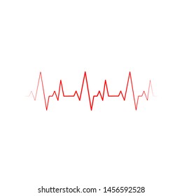 Pulse or Wave Sound Logo Design Template, Element Design, Vector Design.