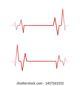 Pulse or Wave Sound Logo Design Template, Element Design, Vector Design.