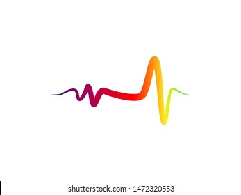 
Pulse or Wave Sound Logo Design Template, Element Design, Vector Design.