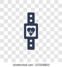 Pulsometer icon. Trendy Pulsometer logo concept on transparent background from Gym and Fitness collection