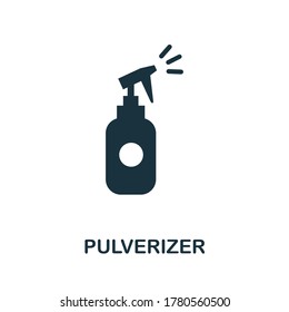 Icono del pulsador. Elemento sencillo de la colección de higiene personal. Icono de Pulverizador creativo para diseño web, plantillas, infografías y más