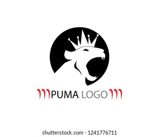 King Jungle Lion Logo Concept Simple Stock Vector (Royalty Free ...