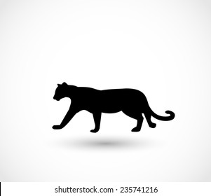 Puma icon sign vector