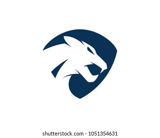 Puma Logo Design Vector Illustration Design Stock Vector (Royalty Free ...