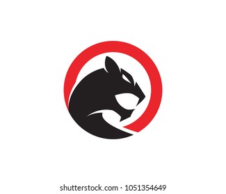 Puma Logo design vector illustration design template