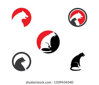 Puma Logo design vector illustration design template