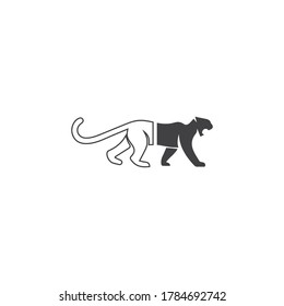Puma Logo design vector illustration design template