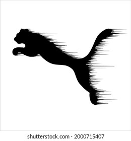 PUMA LOGO  WITH FAST EFFECT DESIGN VECTOR