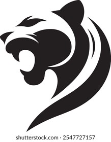 puma silhouette head vector logo icon