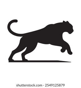 puma silhouette vector logo icon