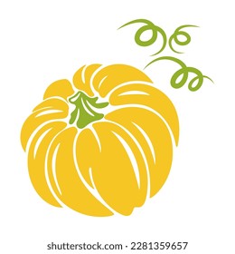 Pumkin logo icon design illustration