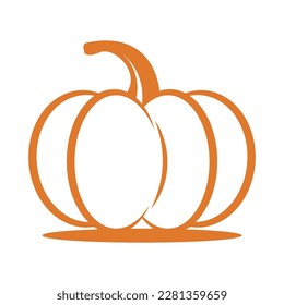 Pumkin logo icon design illustration