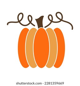 Pumkin logo icon design illustration