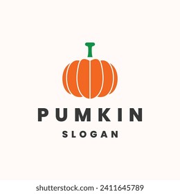 Pumkin logo template vector illustration design
