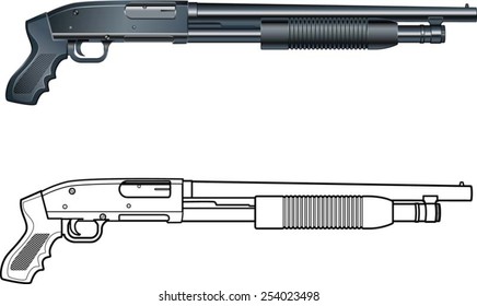 Pump Action Shotgun Pump-gun