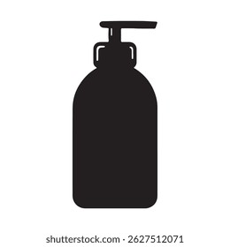 Modelo de design de ícone de dispensador de garrafa de bomba