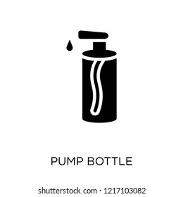 pump bottle icon. pump bottle symbol design from Hygiene collection. Simple element vector illustration on white background.