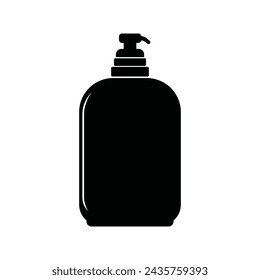 Pumpenflaschensymbol Vektor Illustration Logo Design