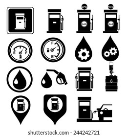 Pump, Gas Station Icons.vector