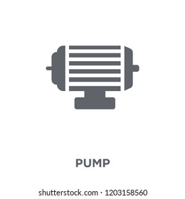 Pump icon. Pump design concept from  collection. Simple element vector illustration on white background.