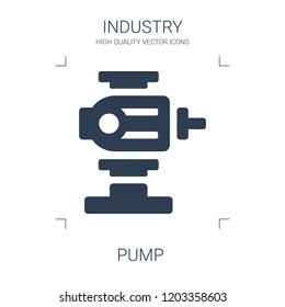 pump icon. high quality filled pump icon on white background. from industry collection flat trendy vector pump symbol. use for web and mobile