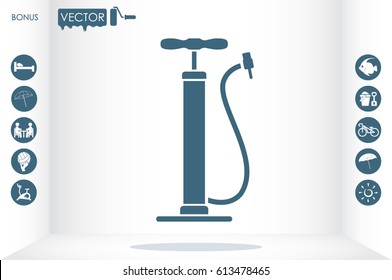 Pump icon vector