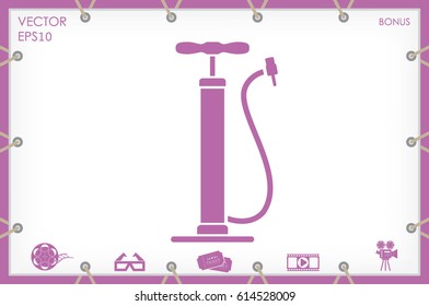 Pump icon vector