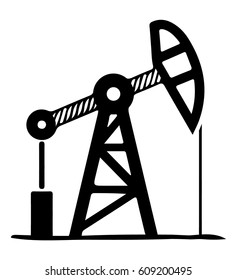 Pump jack sign