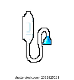 pump nasal aspirator game pixel art retro vector. bit pump nasal aspirator. old vintage illustration