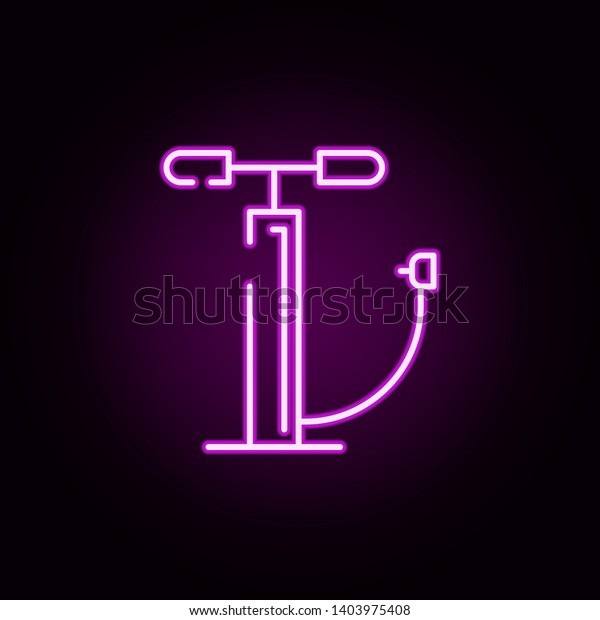 pump neon
icon. Elements of transportation set. Simple icon for websites, web
design, mobile app, info
graphics