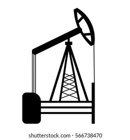 Pump oil and gas , Vector