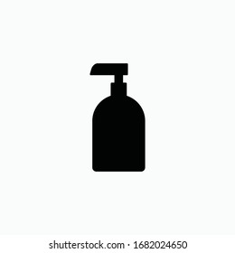 pump soap icon vector sign symbol isolated