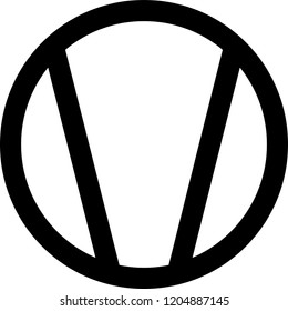 Pump Symbol Simple Black