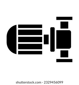 Pump Vector Glyph Icon For Personal And Commercial Use.
