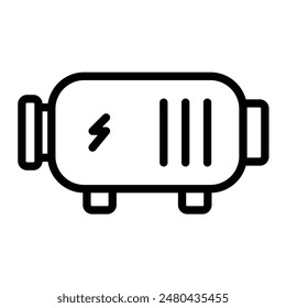 Pump Vector Line Icon Design