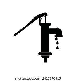 Pump, water, handle, plumber, machine icon