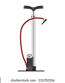 Pump wheel on a white background