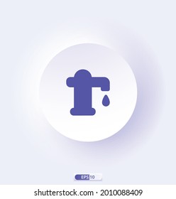 pump_2 icon. Communication, Navigation, Sign and Symbol icon. Contains such Icons as Map with a Pin, Route map, Navigator, Direction and more. Vector illustration.