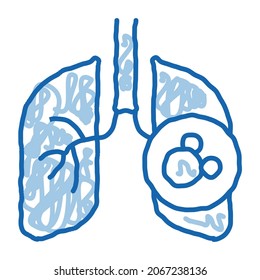 pumping air sketch icon vector. Hand drawn blue doodle line art pumping air sign. isolated symbol illustration