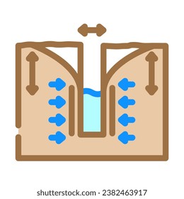 pumping tests hydrogeologist color icon vector. pumping tests hydrogeologist sign. isolated symbol illustration