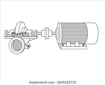 The pumping unit is centrifugal with a nozzle. A device for pumping process water and other liquids.
