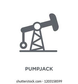 Pumpjack icon. Pumpjack design concept from  collection. Simple element vector illustration on white background.