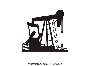 Pumpjack Logo Vector