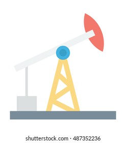 
Pumpjack Vector Icon
