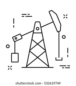 Pumpjack Vector Icon