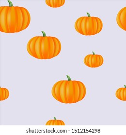 Pumpkin 3D, Vector icon, pattern helloween
