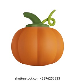 Ilustración Realista Del Vector 3D De Calabaza