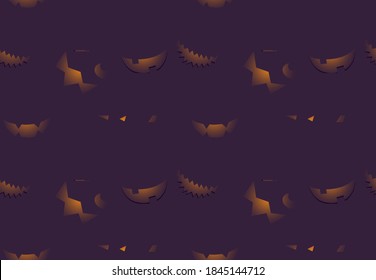 Pumpkin background Halloween seamless pattern.  Can be used for scrapbook digital paper, textile print, page fill.  Vector illustration